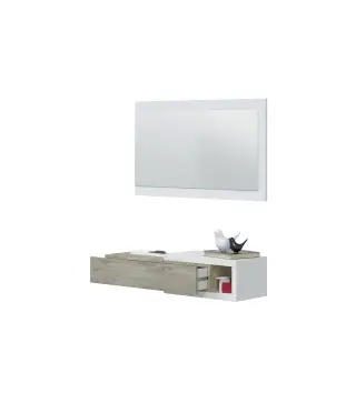 ENZO Recibidor 1c + espejo R. Alaska/Bl. Artik