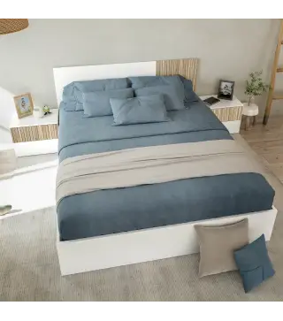 TEMPUS Cabezal + 2 mesitas Blanco Artik/Natur