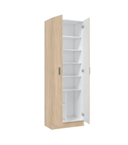 USE armario 2p con estantes Roble Canadian