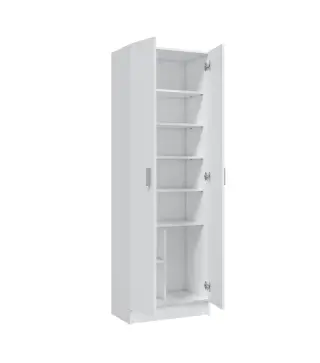 USE armario 2p con estantes Blanco