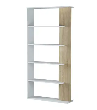 LORAS Estanteria Blanco Artik/Roble Canadian