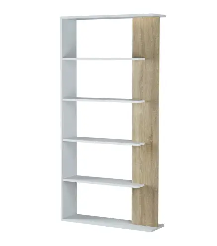 LORAS Estanteria Blanco Artik/Roble Canadian