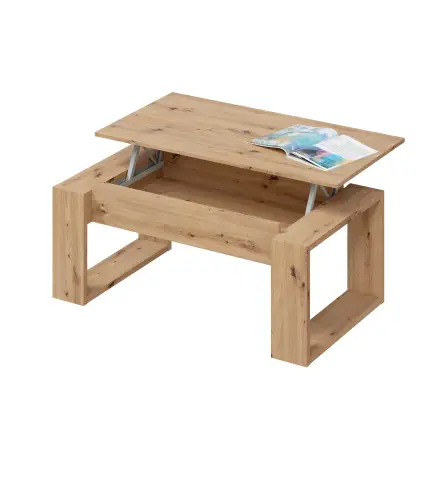 URBAN Mesa centro elevable Roble Nodi