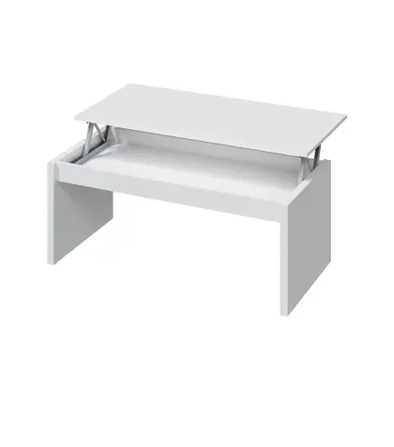 ATTUALE Mesa centro elevable Blanco Brillo