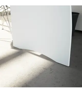 ARGON Mesa despacho con buc Blanco Artik/Roble Canadian