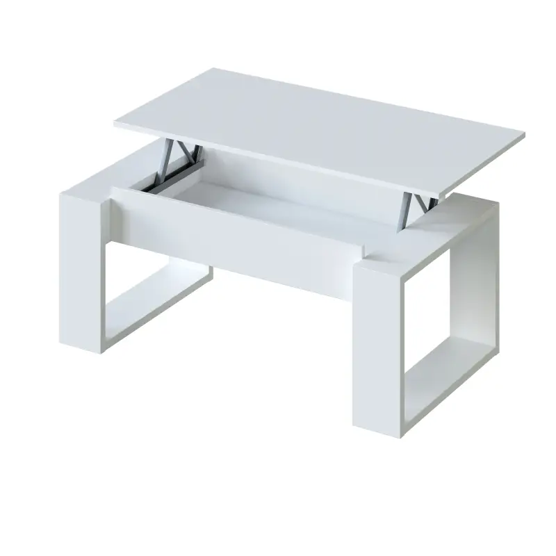 URBAN Mesa centro elevable Blanco Artik