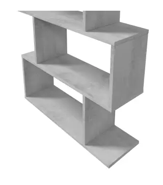 DANERYS Estantería alta Cemento