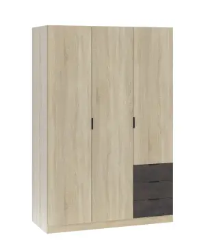 LC Armario 3p+3cajones R.Canadian/Oxido