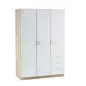 LC Armario 3p+3cajones Roble Canadian/Blanco Artik