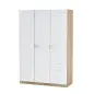 LC Armario 3p+3cajones Roble Canadian/Blanco Artik