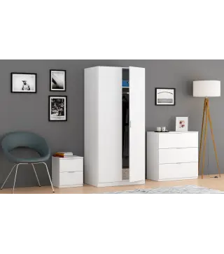 LOW COST Armario 2p Blanco
