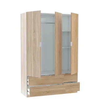 LC Armario 3p+4c Roble Canadian