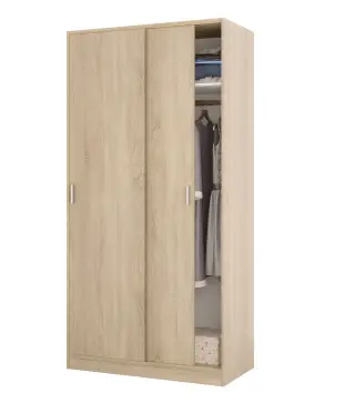 Armario 2p correderas Roble Canadian