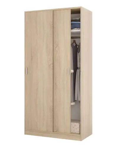 Armario 2p correderas Roble Canadian