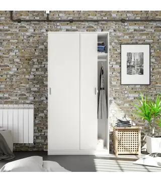 Armario 2p correderas Blanco