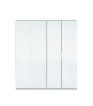Armario 4 puertas Blanco Brillo