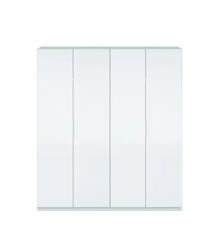 Armario 4 puertas Blanco Brillo