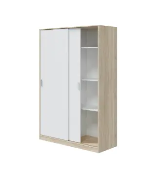 NOON PLUS Armario 2p correderas R.Canadian/Blanco Artik