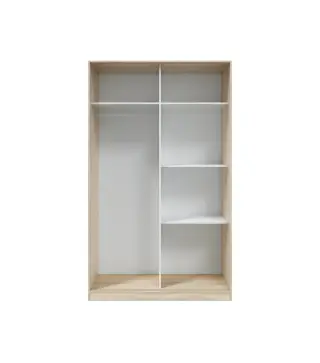 NOON PLUS Armario 2p correderas R.Canadian/Blanco Artik