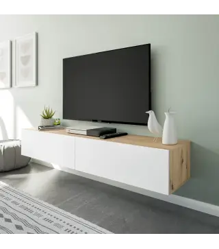 KAWAY Mueble TV 2 p. R.Nodi/Bl.Artik