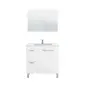 AKTIVA Mueble lavabo 2p+2c + espejo // LAVABO 305920O no incluido Blanco Brillo