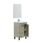 ESSENS Mueble 50 2p + espejo // LAVABO 305913O no incluido Roble Alaska