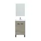 ESSENS Mueble 50 2p + espejo // LAVABO 305913O no incluido Roble Alaska