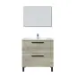 AIR Mueble 80 2c + espejo // LAVABO 305950O no incluido Roble Alaska