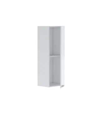 KONCEPT Columna baño 1 puerta suspendida Blanco Brillo