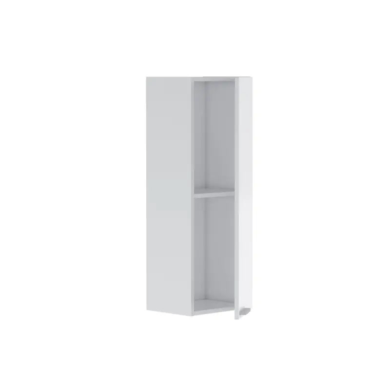 KONCEPT Columna baño 1 puerta suspendida Blanco Brillo