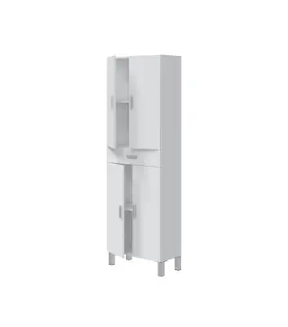 ARUBA COLUMNA BAÑO 4P + 1C Blanco Brillo