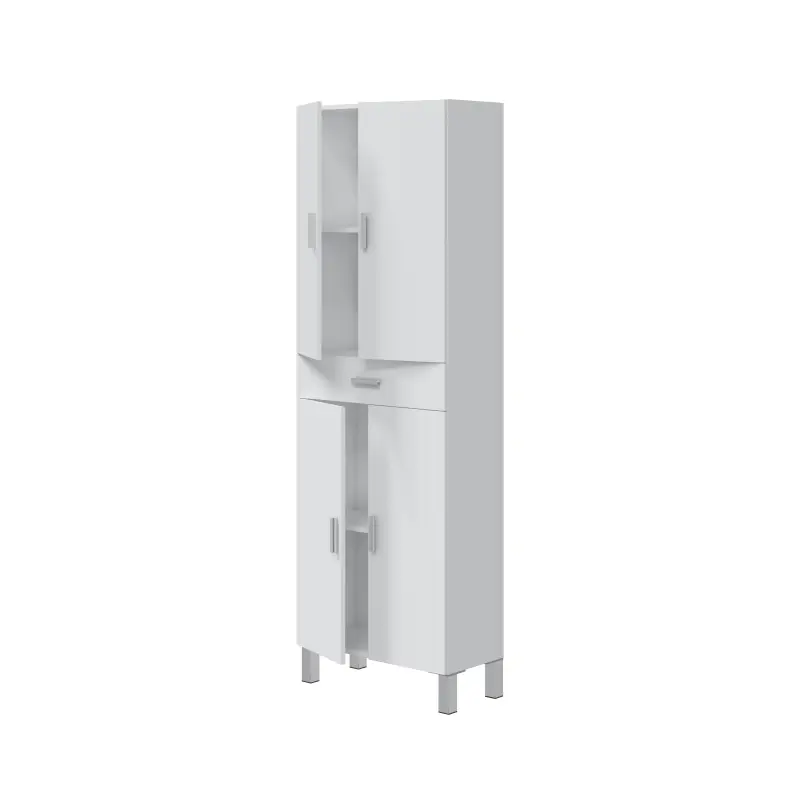 ARUBA COLUMNA BAÑO 4P + 1C Blanco Brillo