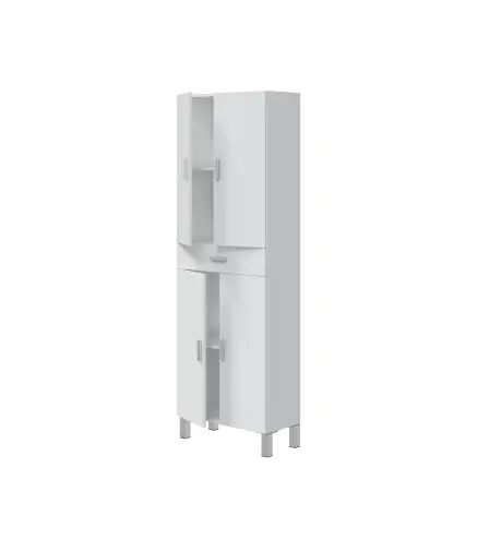 ARUBA COLUMNA BAÑO 4P + 1C Blanco Brillo