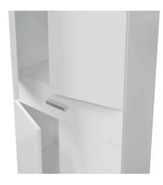 ARUBA COLUMNA BAÑO 4P + 1C Blanco Brillo