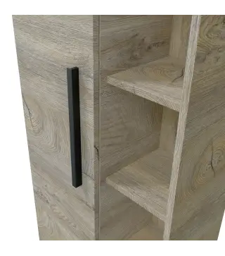 ATENEA Columna colgar 1p + Estantes Roble Alaska