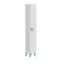 KONCEPT COLUMNA BAÑO 2 PUERTAS 4 estantes Blanco Brillo