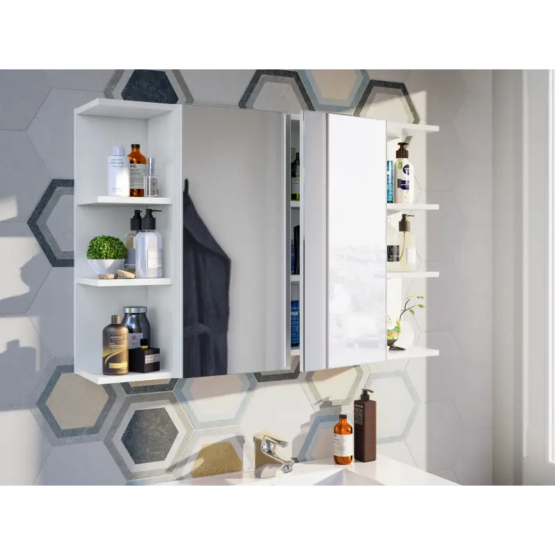 Módulo rinconero baño 20 Blanco Brillo