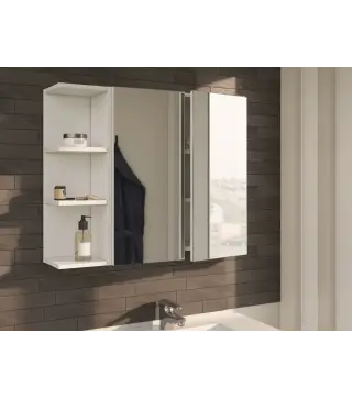 Módulo rinconero baño 20 Blanco Brillo