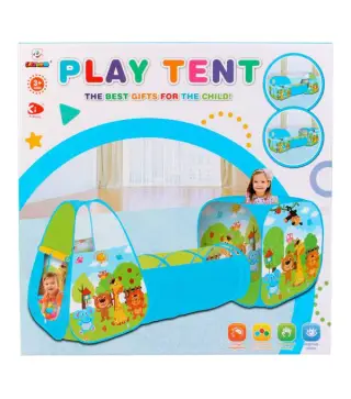 TUNEL ZOO ANIMALES PLEGABLE 3 EN 1 BEBÉ INFANTIL