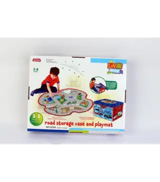 ALFOMBRA MAPA TRÁFICO+CAJA ALMACENAMIENTO NIÑOS