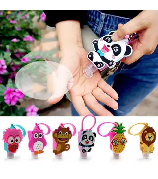 LLAVERO CON BOTE GEL 30 ML ANIMALES