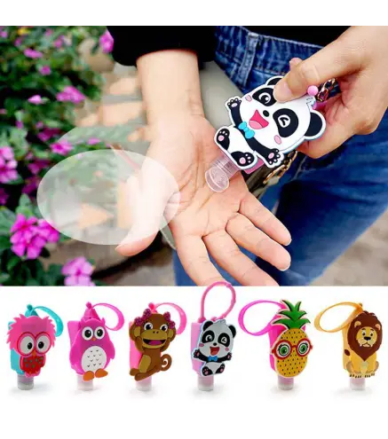 LLAVERO CON BOTE GEL 30 ML ANIMALES