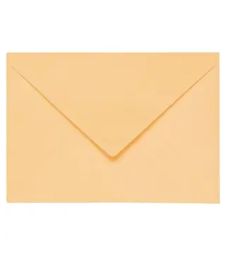 SOBRES FORRADOS COLOR AMARILLO MIEL