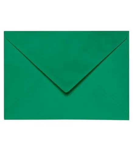 SOBRES FORRADOS COLOR VERDE HIERBA