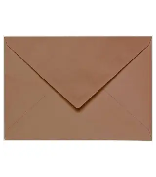 SOBRES FORRADOS COLOR MARRON