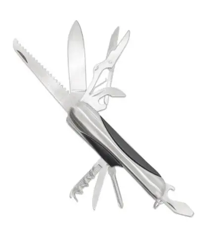 NAVAJA MULTIFUNCIÓN  ACERO INOXIDABLE