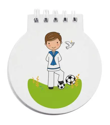 LIBRETA ANILLAS COMUNIÓN NIÑO