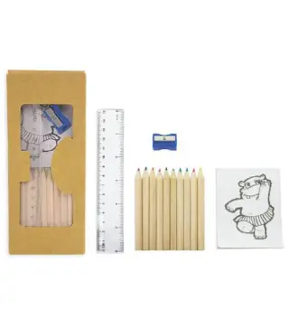 SET LÁPICES + LIBRO PINTURA + ACCESORIOS