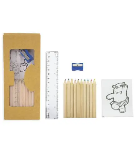 SET LÁPICES + LIBRO PINTURA + ACCESORIOS