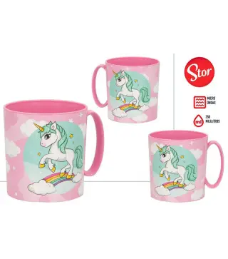 TAZA UNICORNIO APTA MICROONDAS 350ML